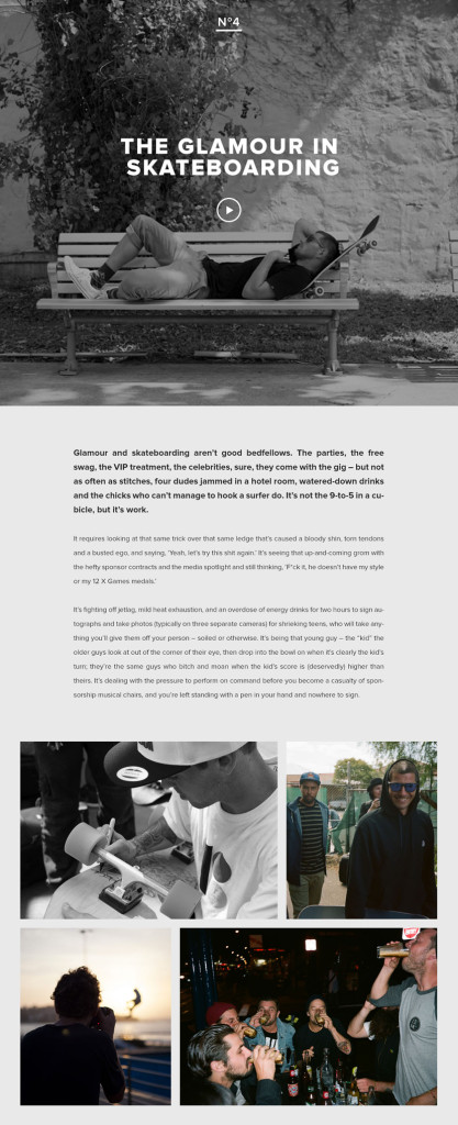 Portfolio page. Add captions to your pictures